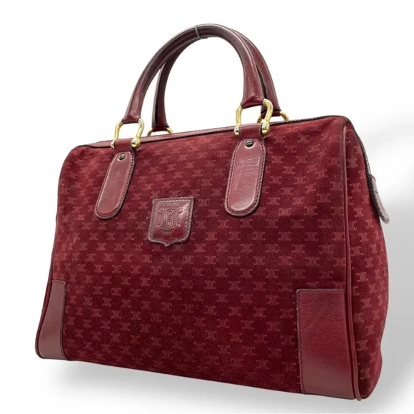 Celine Vintage 80s Diffusion Monogram Satchel Bag – Made in Italy - Picture 1 of 16